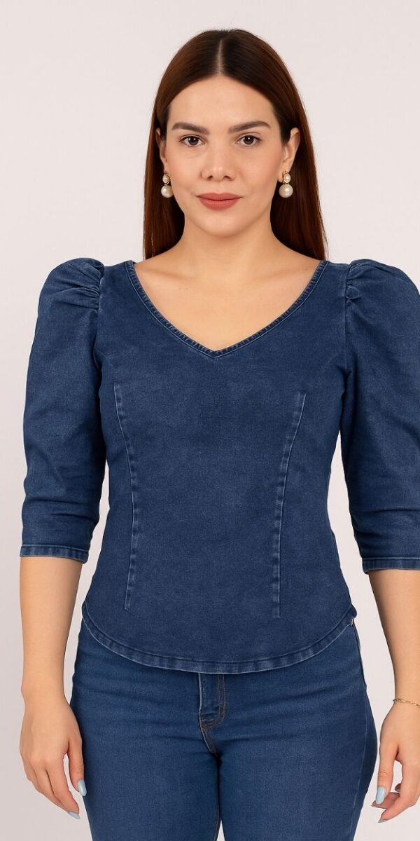 Blusa Denim Princesa