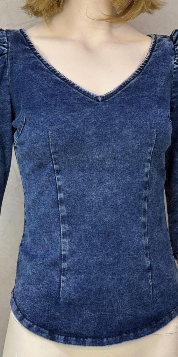Blusa Denim Princesa