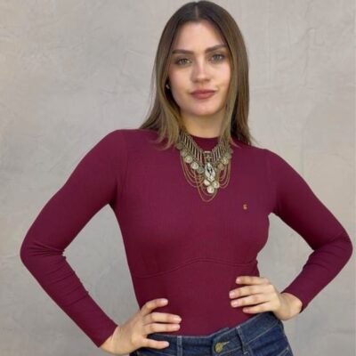 BLUSA CAFARENA CORINA - M, Vino