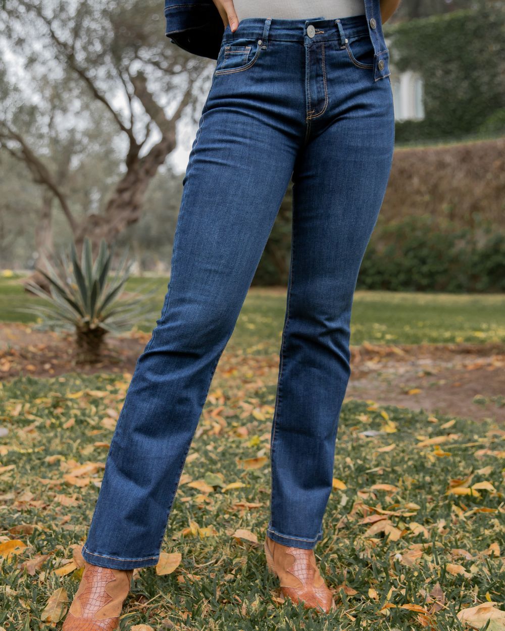 Jeans Recto Sara - Oscuro