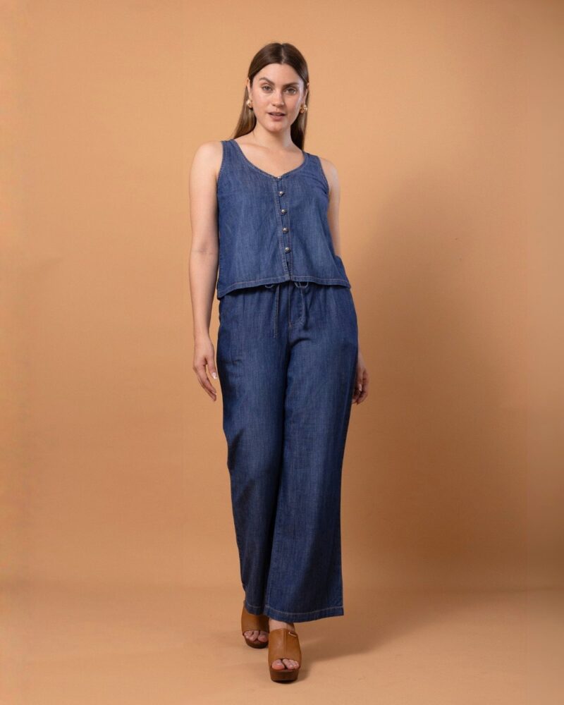 Blusa Denim Chanel