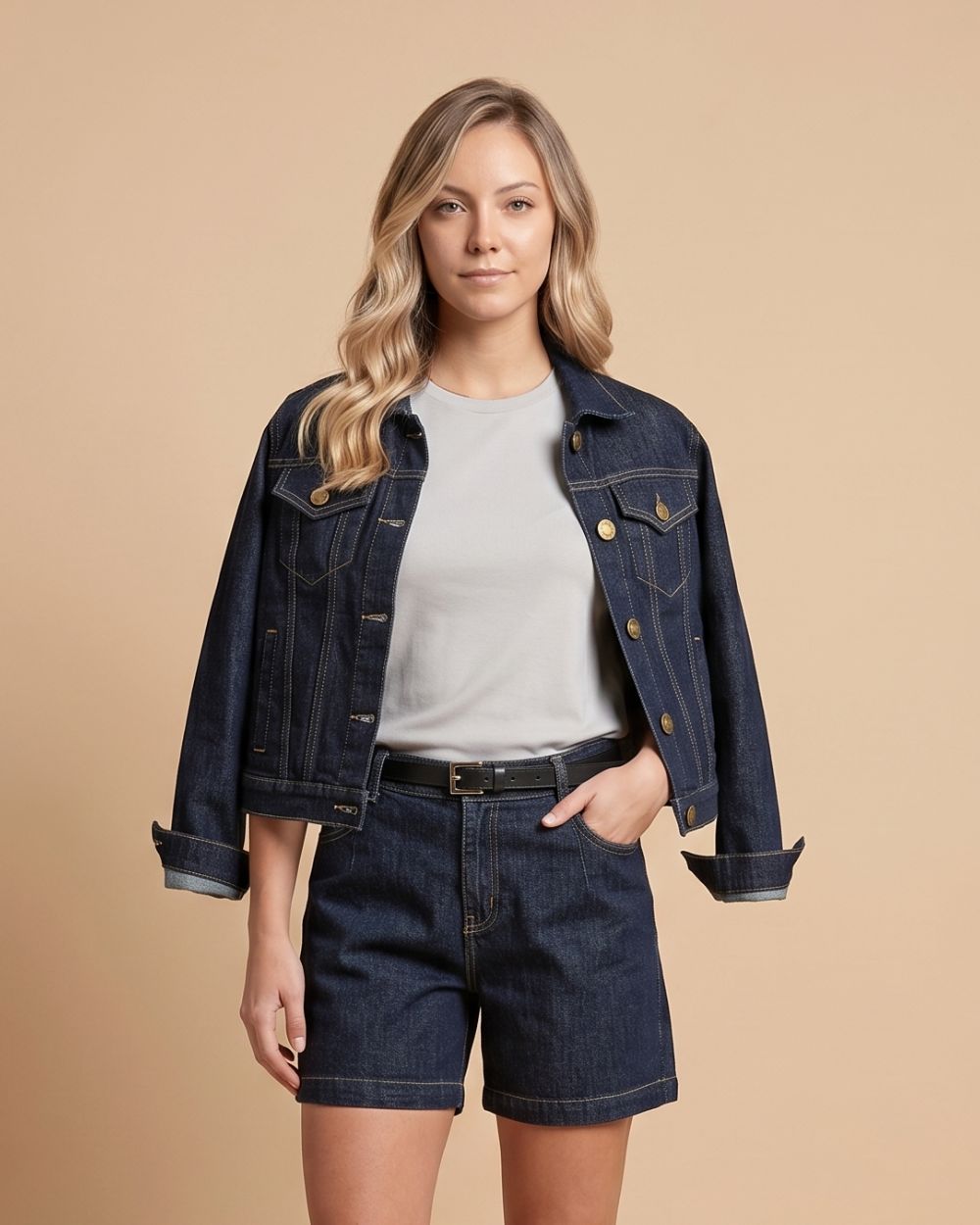 POLO PENELOPE - MANGA CORTA - Plata, M