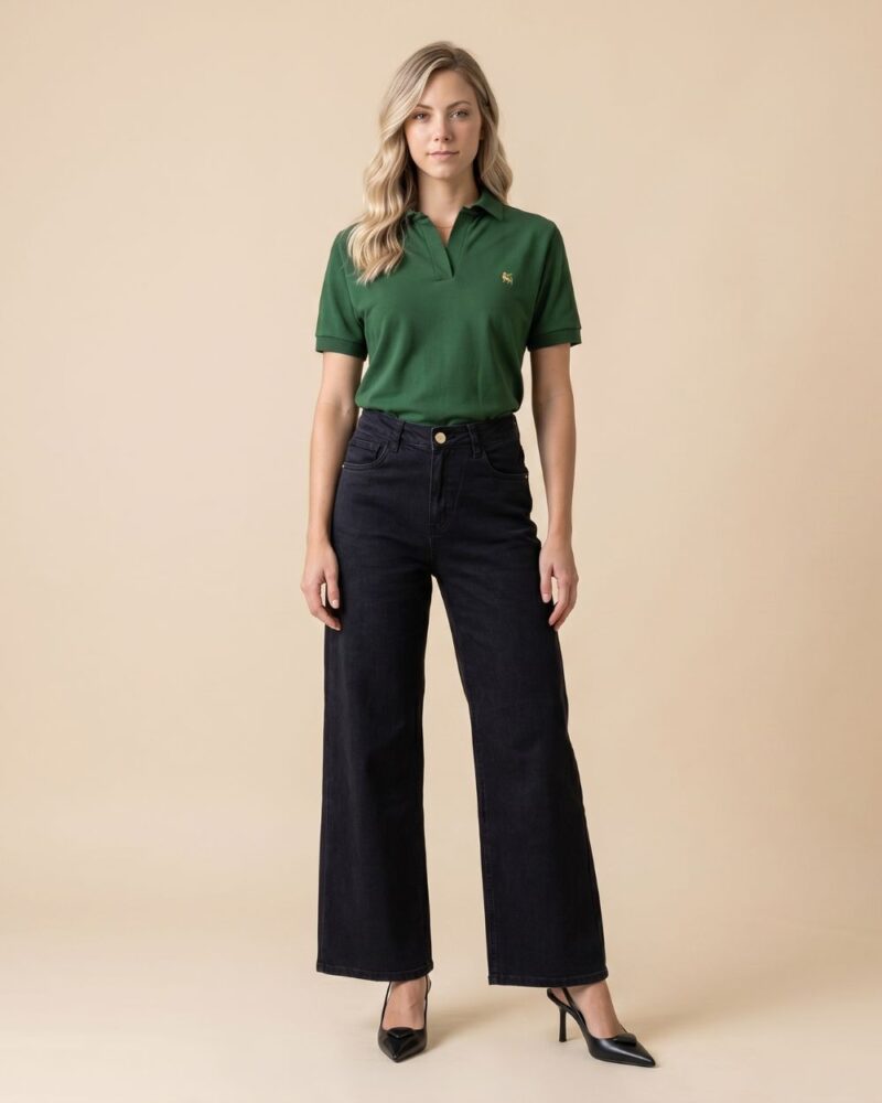JEANS WIDE LEGS CLEO BLACK
