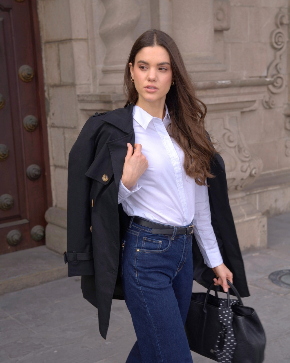 GABARDINA LARGA DRILL KENDAL