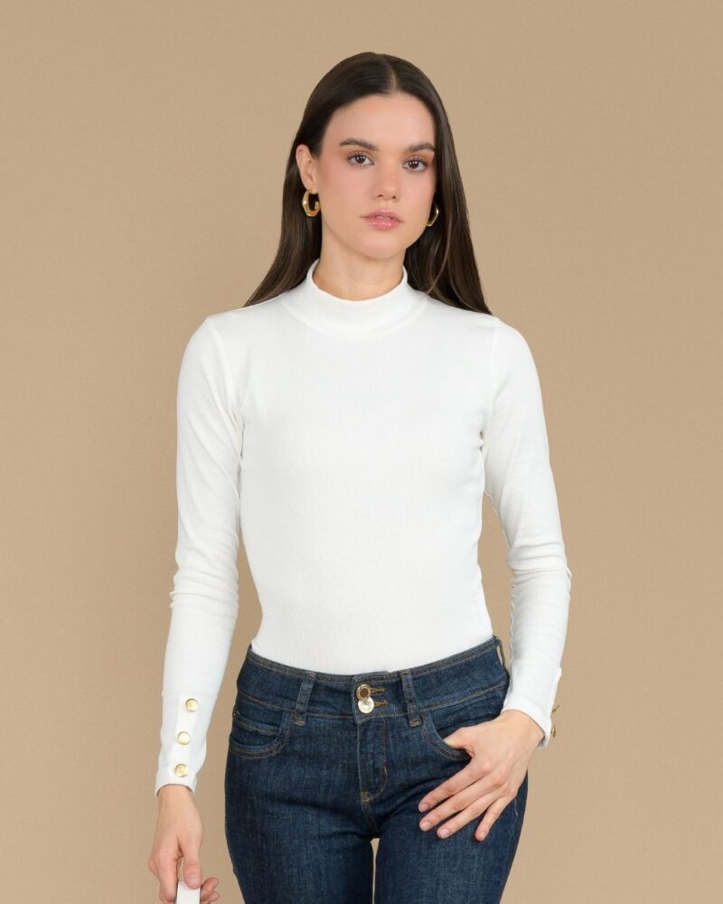CAFARENA COTTON RIB M/L MARGOT
