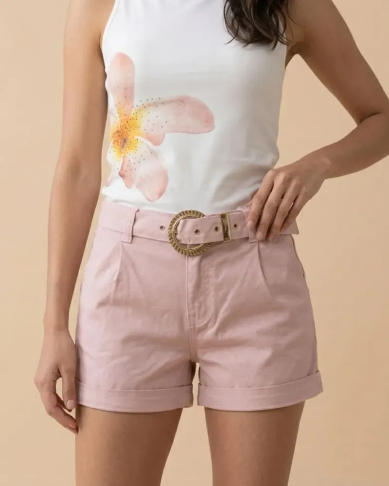 Short Estefany Denim Drill