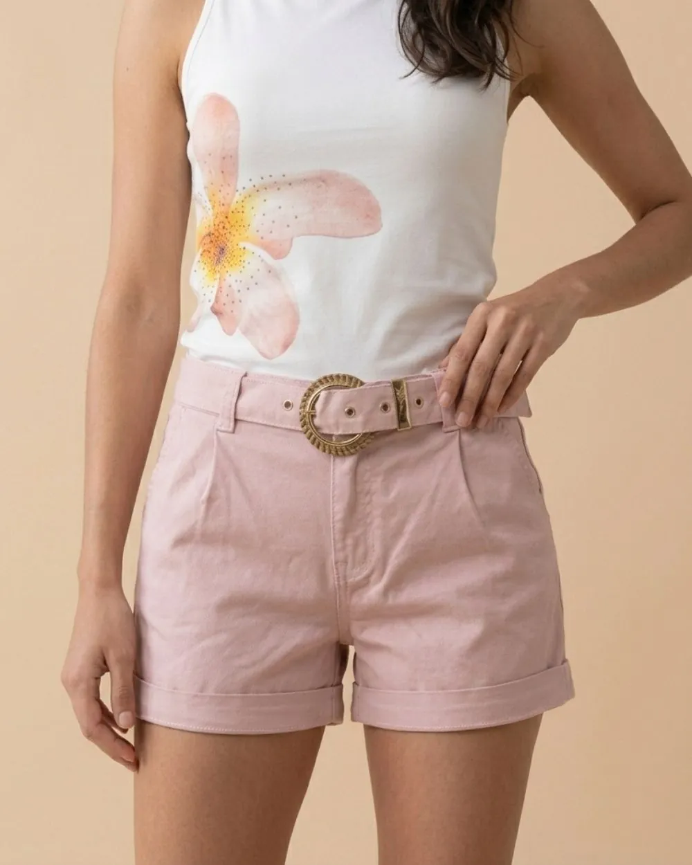 Short Estefany Denim Drill